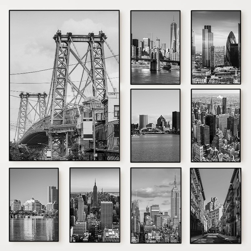 Photography Landscape - Siyah ve Beyaz New York Şehir