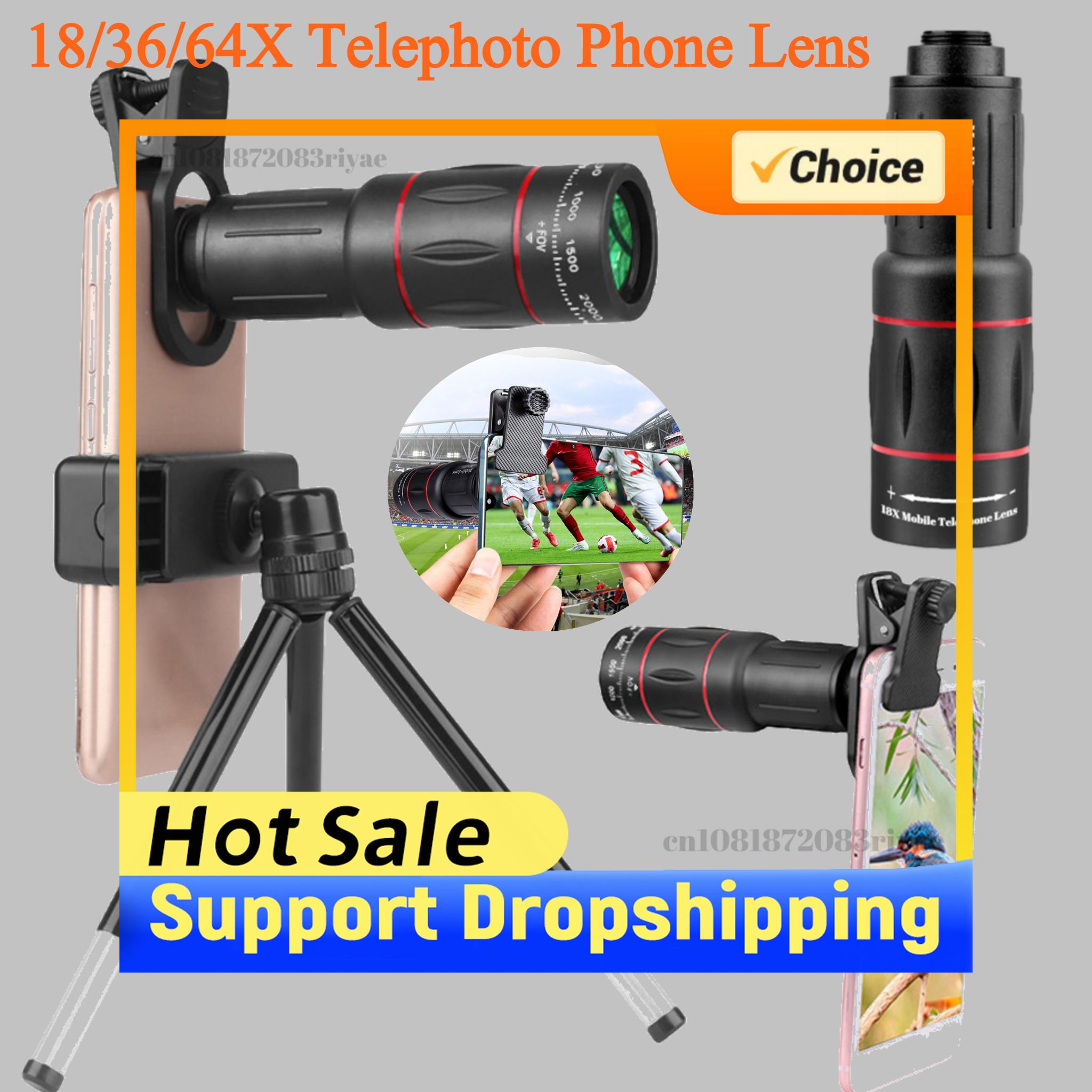 Photography Zooming - 18/36/64X Cep Telefonu Kamera Lens Seti