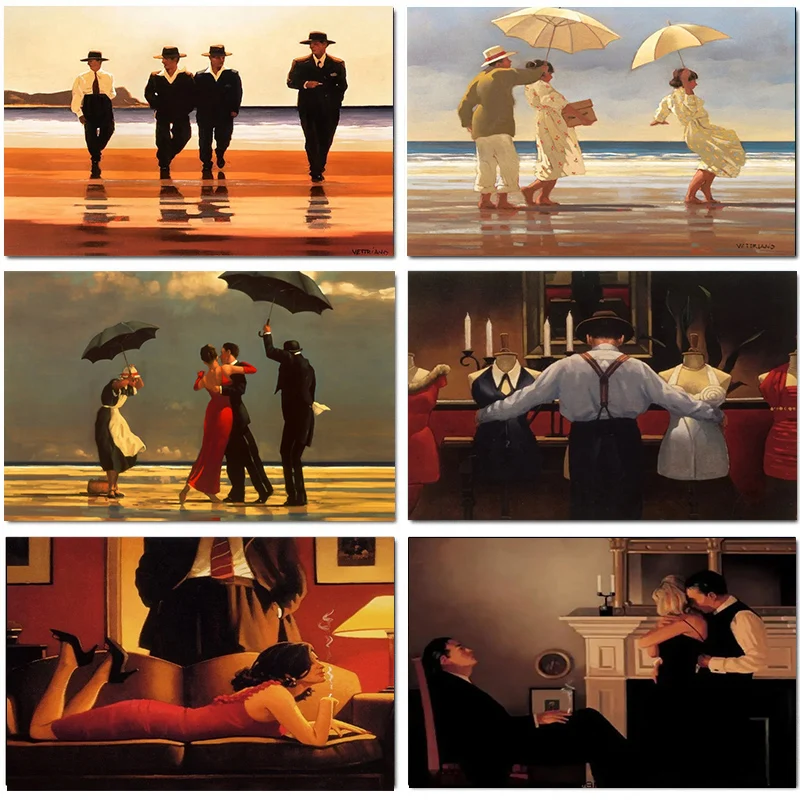 Photography Art - İskoç Sanatçı Jack Vettriano Portre Sanat