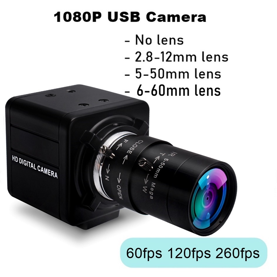 Photography Zooming - ELP 260fps 120fps 60fps Yüksek Hızlı