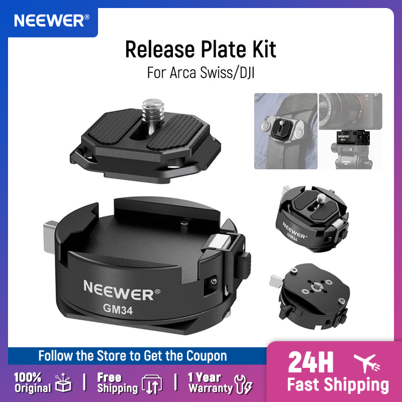 Neewer GM47 Hızlı Çıkarma Plak - Peak Design Clip incelemesi ve fiyatı