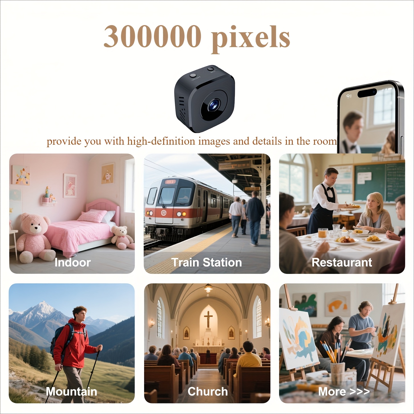 1080P HD Mini WiFi Kamera Kapa - Photography Unit incelemesi ve fiyatı