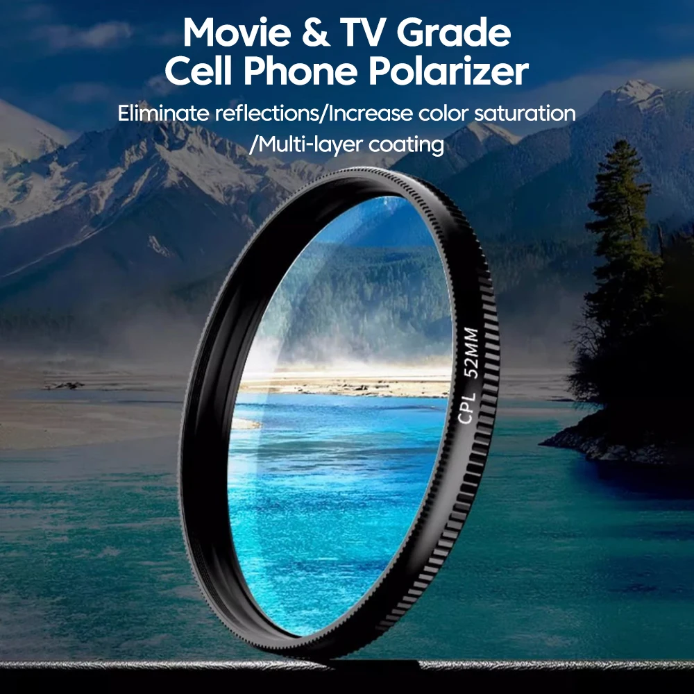 Yeni 52mm CPL Cep Telefonu Len - Photography Zooming incelemesi ve fiyatı