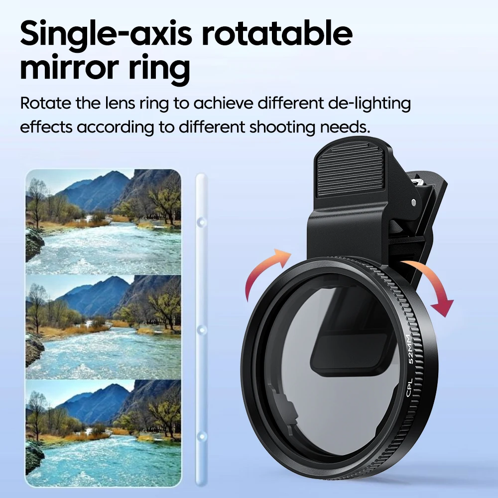 Yeni 52mm CPL Cep Telefonu Len - Photography Zooming incelemesi ve fiyatı